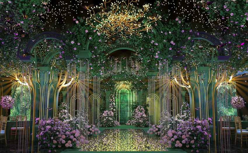 梁河奇妙森林婚礼堂效果展示